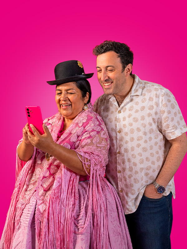 Leonel y Doña Luisa usan Zensy